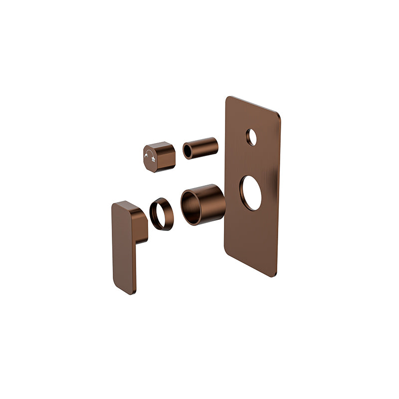 Bad Und Kuche Kasten Bath/Shower Mixer with Diverter Trim Kit