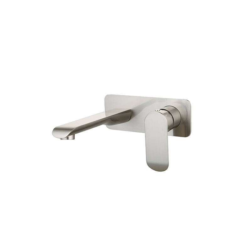 Bad Und Kuche Oval Wall Mixer With Spout
