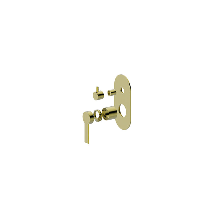 Bad Und Kuche Iris Shower Mixer with Diverter Trim Kit