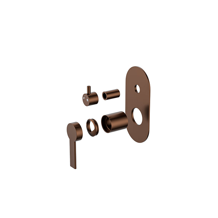 Bad Und Kuche Iris Shower Mixer with Diverter Trim Kit
