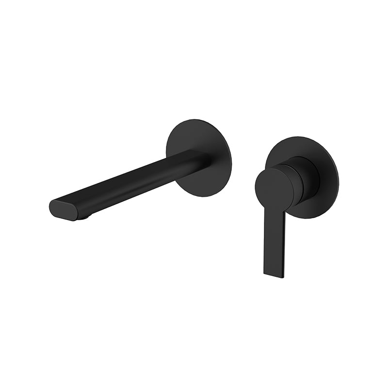 Bad Und Kuche Iris Wall Mixer With Spout