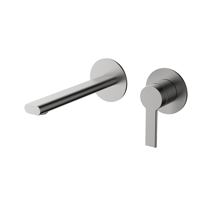 Bad Und Kuche Iris Wall Mixer With Spout