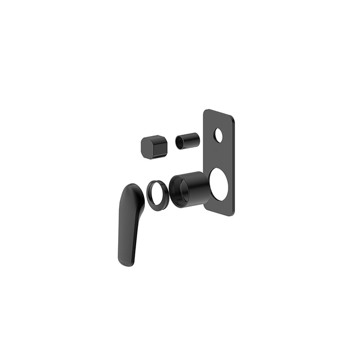 Bad Und Kuche Berlin Square Shower Mixer with Diverter Trim Kit
