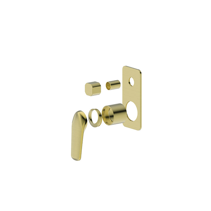 Bad Und Kuche Berlin Square Shower Mixer with Diverter Trim Kit