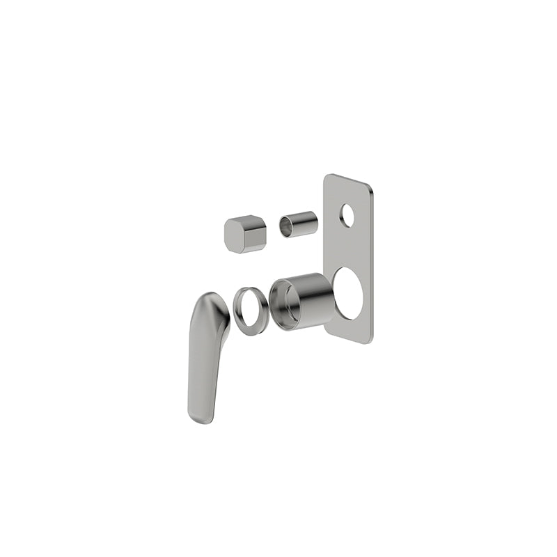 Bad Und Kuche Berlin Square Shower Mixer with Diverter Trim Kit