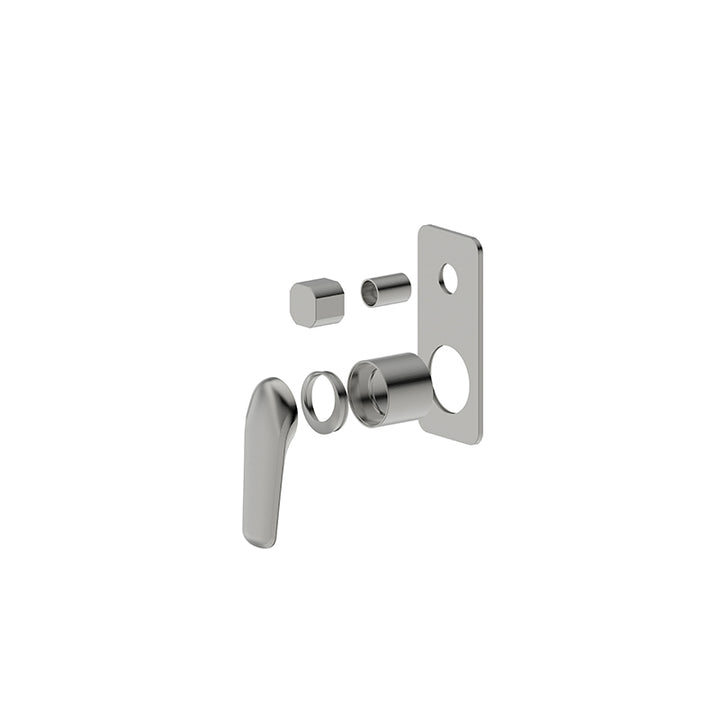 Bad Und Kuche Berlin Square Shower Mixer with Diverter Trim Kit