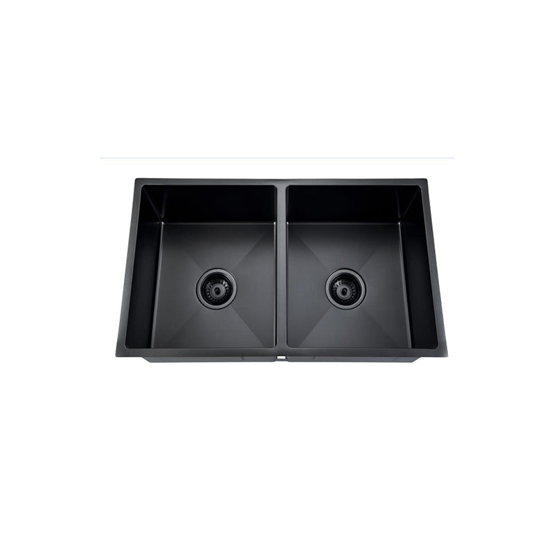 Bad Und Kuche Arcko Lux Under / Overmount Double Bowl Sink