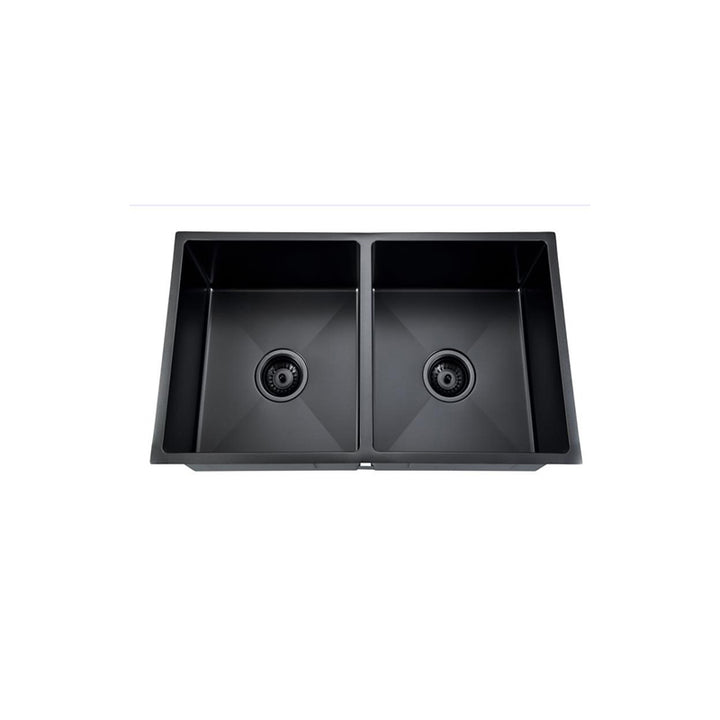 Bad Und Kuche Arcko Lux Under / Overmount Double Bowl Sink