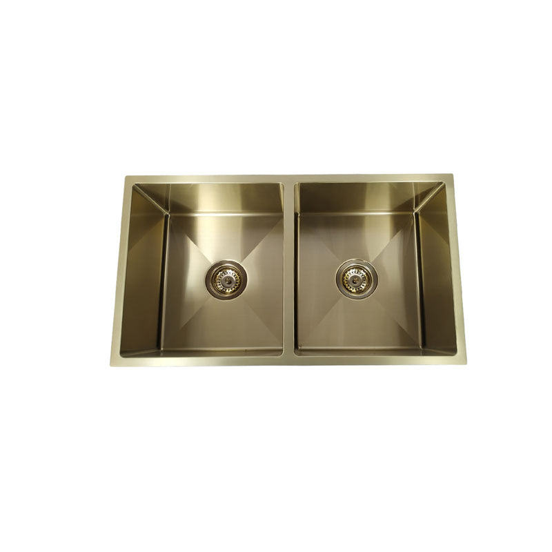Bad Und Kuche Arcko Lux Under / Overmount Double Bowl Sink