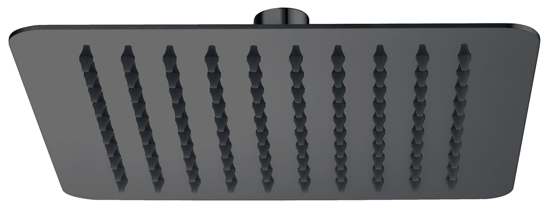 Bad Und Kuche Modern Eckig Square Rain Shower Head 200mm Matt Black