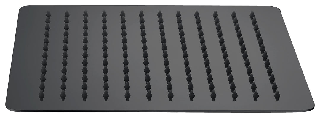Bad Und Kuche Modern Eckig Square Rain Shower Head 300mm Matt Black