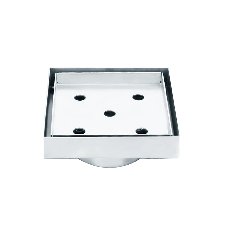 Bad Und Kuche Wahlen 10 (Trade) Eckig Smart Tile Waste 80mm