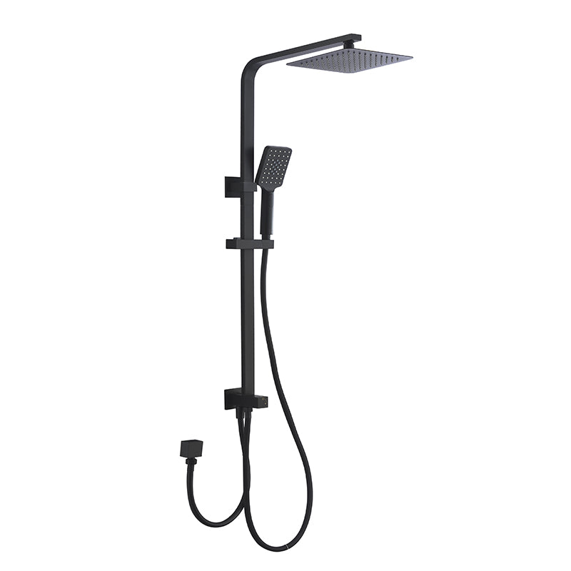 Bad Und Kuche Eckig Multifunction Sliding Shower With Overhead Rain Shower