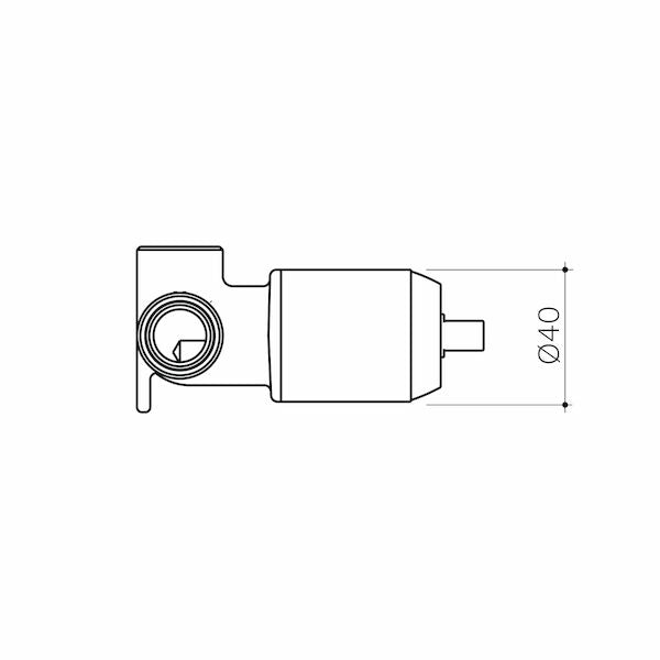 Clark In Wall Mixer Body Brushed Nickel Lead Free