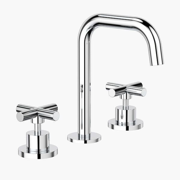 Clark Cross Basin Set Chrome Lead Free