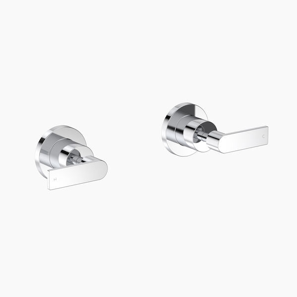 Clark Lever Wall Top Assembly Chrome Pair Lead Free