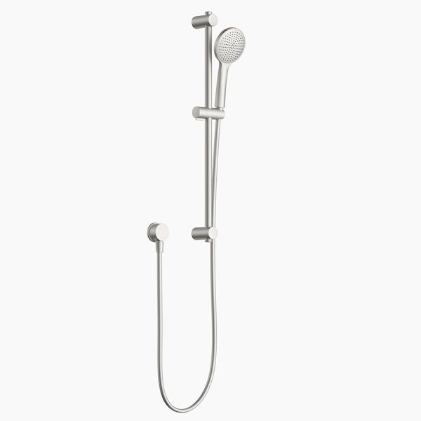 Clark Round II Rail Shower Brushed Nickel