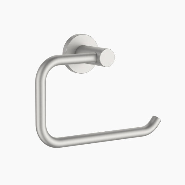 Clark Round Toilet Roll Holder Brushed Nickel