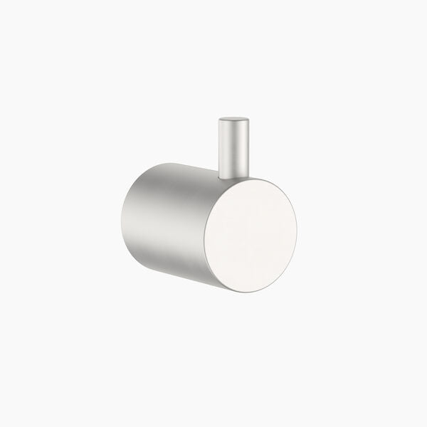 Clark Round Robe Hook Brushed Nickel