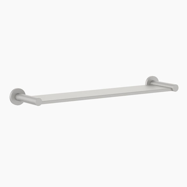 Clark Round Metal Shelf Free Brushed Nickel