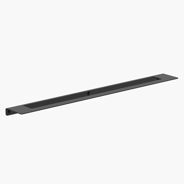 Clark Square 600mm Single Towel Rail Matte Black