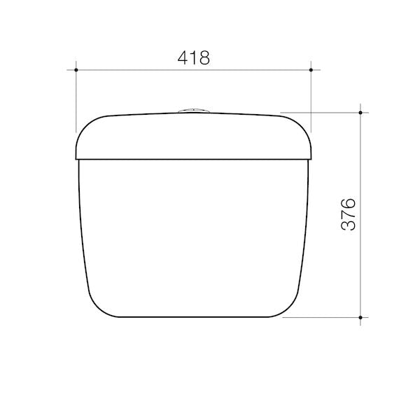 Stylus Allegro Link Right Hand Cistern