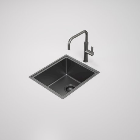 Caroma Urbane II Single Bowl Sink - Gun Metal