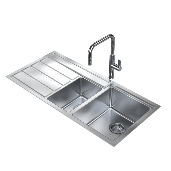 Caroma Urbane II 1.5 End Bowl No Tap Hole Right Hand Bowl