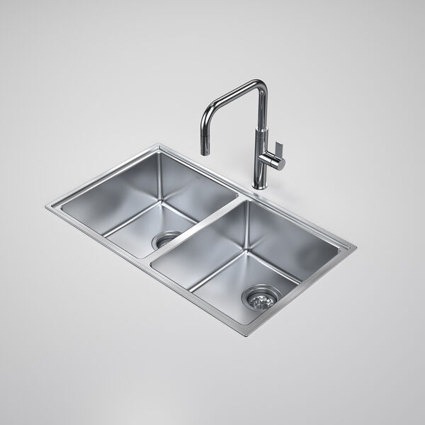 Caroma Urbane II Double Bowl Stainless Steel