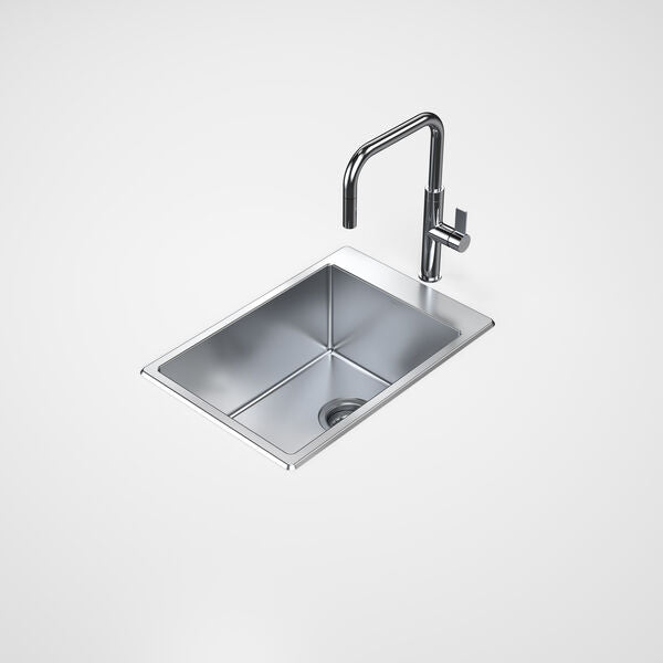 Caroma Urbane II 35 Litre Tub No Tap Hole Stainless Steel