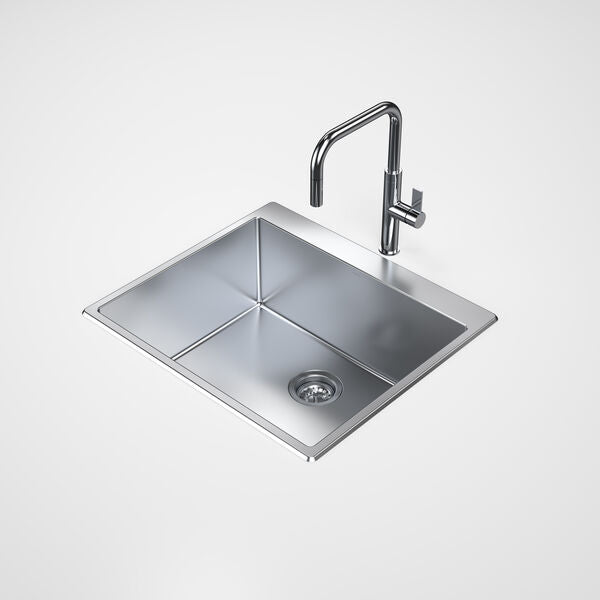 Caroma Urbane II 70 Litre Tub No Tap Hole Stainless Steel