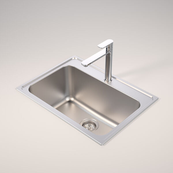 Caroma Luna 45L Laundry Tub 1 Tap Hole