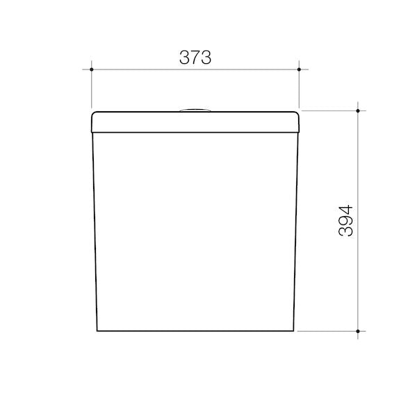 Caroma Universal Close Coupled 4 Star Back Entry Cistern
