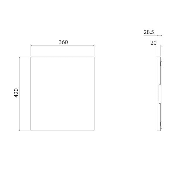 Caroma Urbane II Bamboo Chopping Board