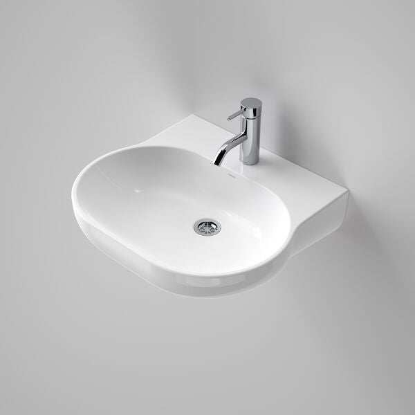 Caroma Opal 510 Wall Basin 1 Tap Hole No Overflow