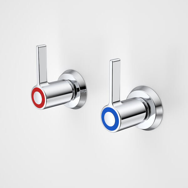 Caroma G Series+ Lever Wall Tap Assembly 80mm Handles Lead Free