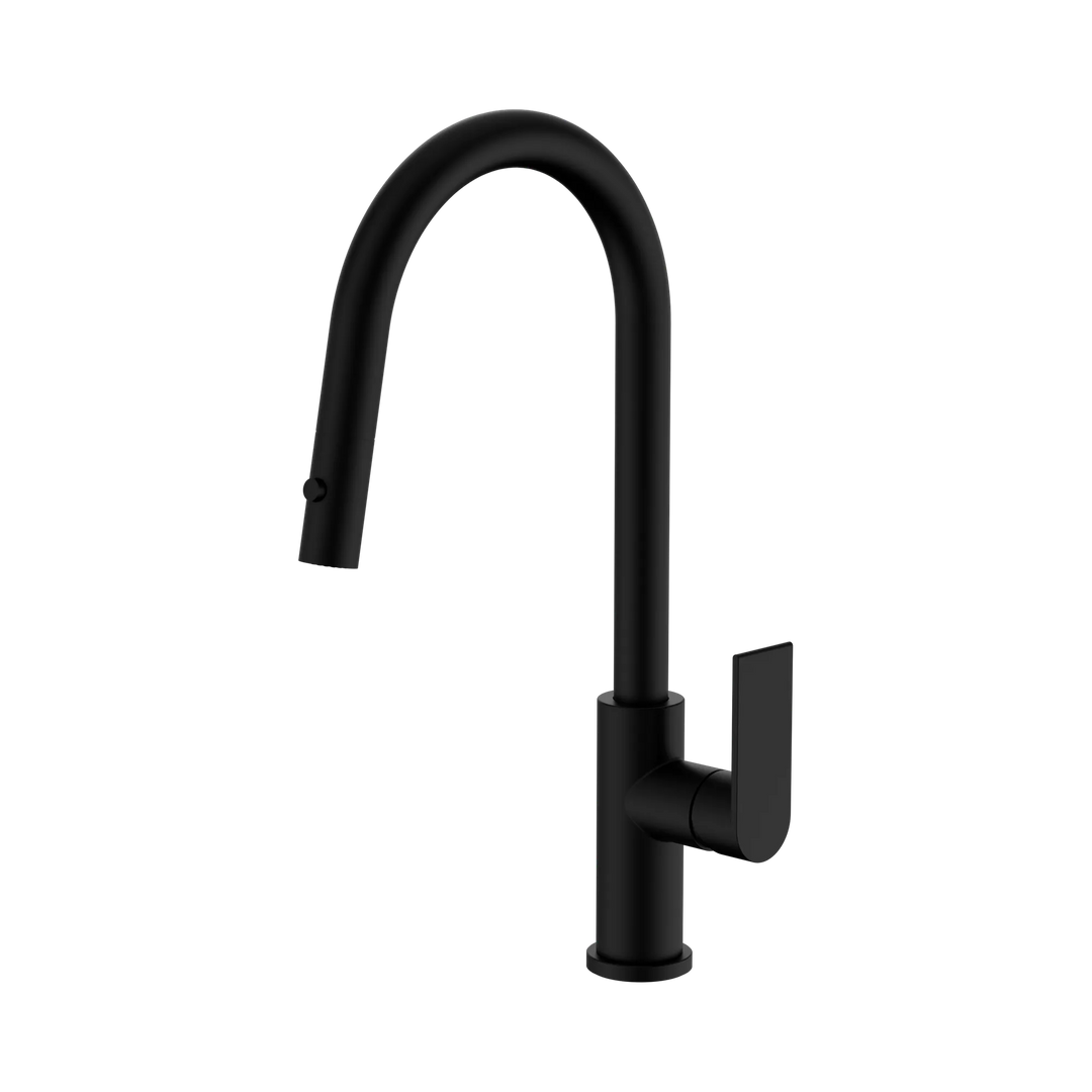 Nero Bianca Pull Out Sink Mixer With Vegie Spray Function Lead Free
