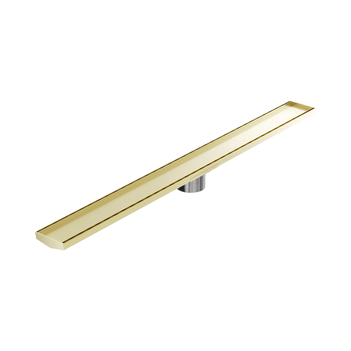 Nero Tile Insert V Channel 1200mm Floor Grate 89mm Outlet
