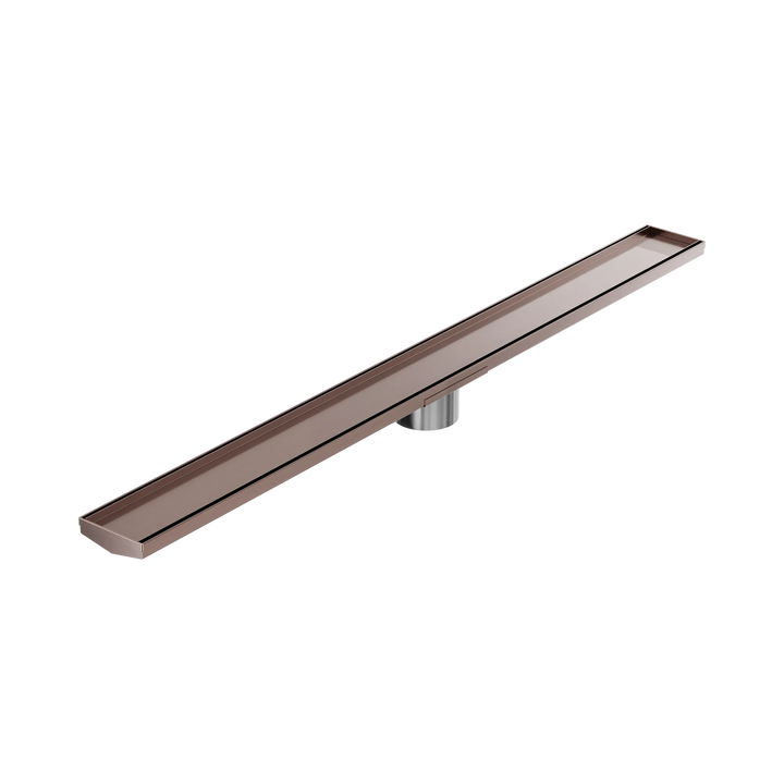 Nero Tile Insert V Channel 1200mm Floor Grate 89mm Outlet