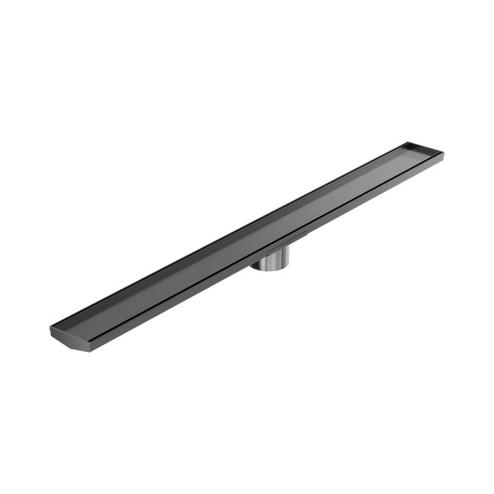 Nero Tile Insert V Channel 1200mm Floor Grate 89mm Outlet