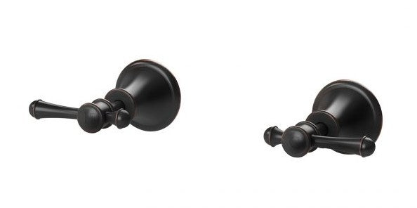 Phoenix Nostalgia Lever Wall Top Assemblies Antique Black Lead Free