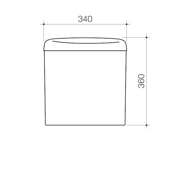 Stylus Prima Connector Bottom Inlet Cistern