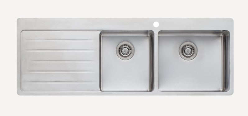 Oliveri Sonetto SN1012 Sink Right Hand 1&3/4 Bowl Inset & Single Drainer