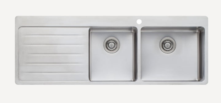 Oliveri Sonetto SN1012 Sink Right Hand 1&3/4 Bowl Inset & Single Drainer