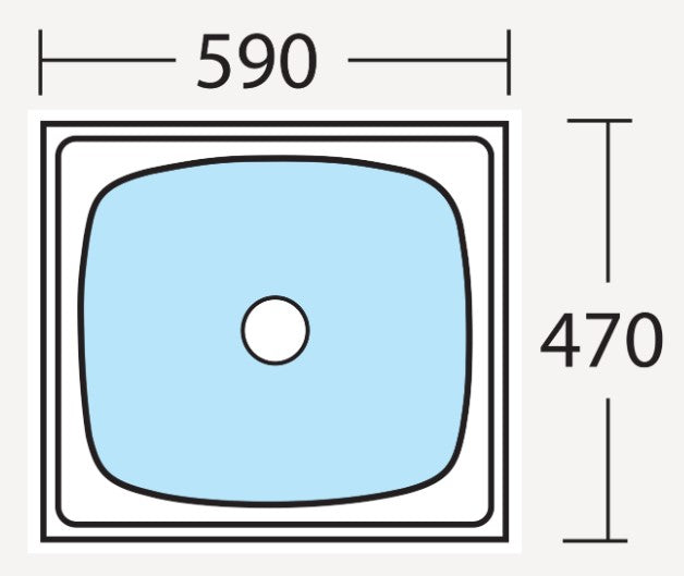 Oliveri Laundry TI45-45 LITRE INSET TUB