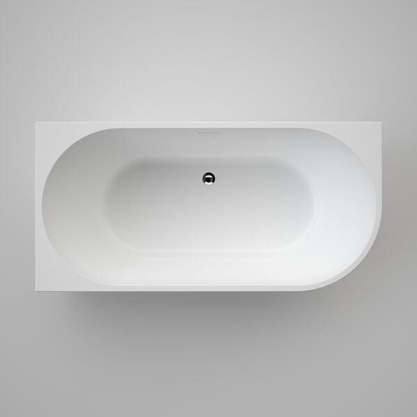 Caroma Urbane II 1500 Left Hand Corner Back to Wall Bath With Integrated Overflow