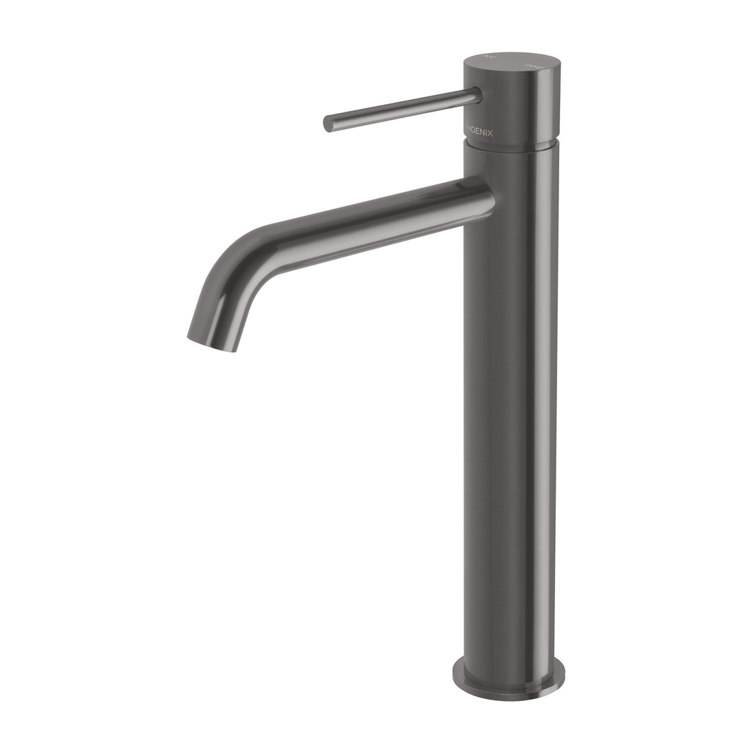 Phoenix Vivid Slimline Vessel Mixer Curved Outlet Lead Free