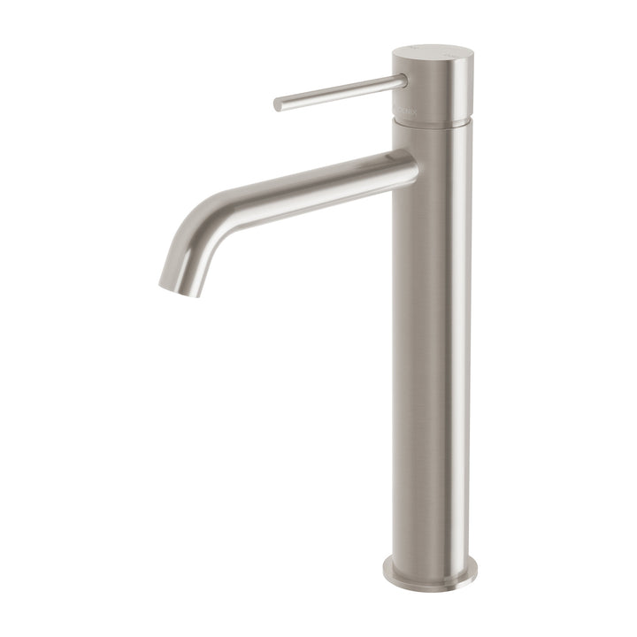 Phoenix Vivid Slimline Vessel Mixer Curved Outlet Lead Free