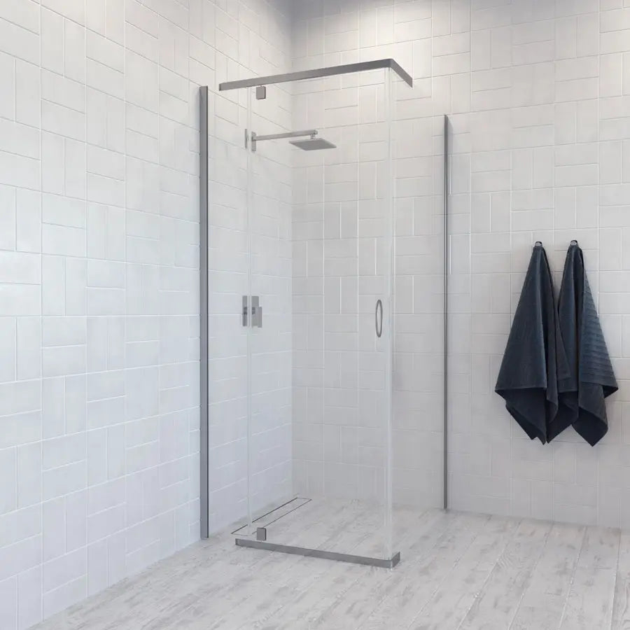 Decina Cascade Shower Screen 900 Chrome