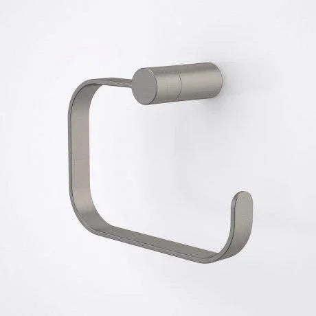 Dorf Villa Towel Ring Gun Metal Grey
